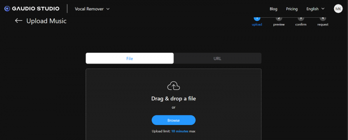 upload video file